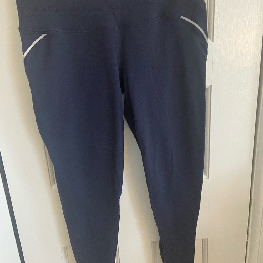 Athleta leggings.  Navy. Size small